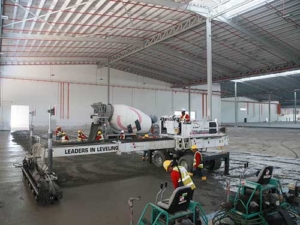 Floor construction in progress